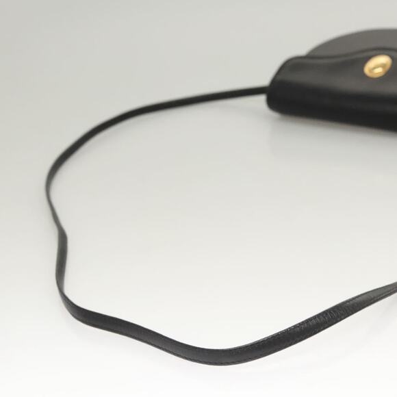 DIOR Shoulder Bag Leather Black Gold - Picture 7 of 12